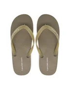 Klapki i japonki męskie - Calvin Klein Jeans Japonki Thong+ Tpu YM0YM01265 Brązowy - miniaturka - grafika 1