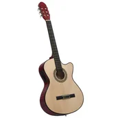 Gitary akustyczne - vidaXL Gitara akustyczna z wycięciem 6 strunami i equalizerem 70136 - miniaturka - grafika 1