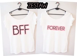 Zestaw koszulek dla przyjaciółek - Gadżety dla niej i dla niego Zestaw koszulek dla przyjaciółek - Gadżety dla niej i dla niego - miniaturka - grafika 1