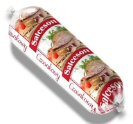 Artykuły masarskie - Osłonka z nadrukiem "Salceson Czosnkowy" fi73/115 krążek 500 m - miniaturka - grafika 1