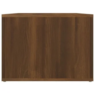 Lumarko Stolik kawowy, brązowy dąb, 80x50x36 cm materiał drewnopochodny - Ławy i stoliki kawowe - miniaturka - grafika 8