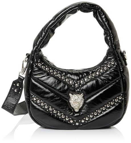 PLEIN SPORTS Women's HOBO Cady Handbag, czarna, czarny