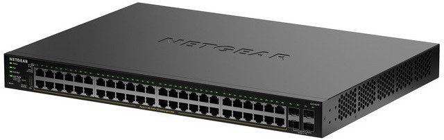 Netgear S350 Series 48-Port Gigabit Ethernet PoE+ Smart Managed Essentials Switch with 4 Dedicated SFP Ports GS348TP-200EUS