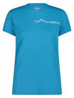 Koszulki sportowe damskie - CMP Koszulka funkcyjna w kolorze niebieskim - miniaturka - grafika 1