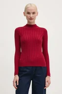Swetry damskie - Pepe Jeans sweter IZABEL TURTLENECK damski kolor czerwony  PL702224 - miniaturka - grafika 1