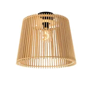 Lampy ogrodowe - QAZQA Wiejska lampa sufitowa zewnętrzna drewniana IP44 - Jayla - miniaturka - grafika 1