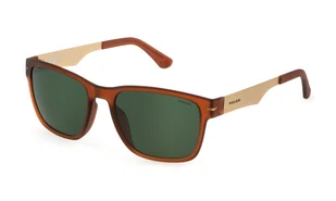 Okulary POLICE SPLL09-56W45M. Okulary przeciwsłoneczne, Kolor brązowy. Mężczyzna. - Okulary przeciwsłoneczne - miniaturka - grafika 1