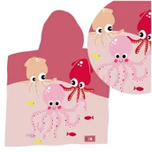 Okrycia kąpielowe dla dzieci - Ręcznik Kąpielowy 60 x 120 Kapturek Ponczo 45 - miniaturka - grafika 1