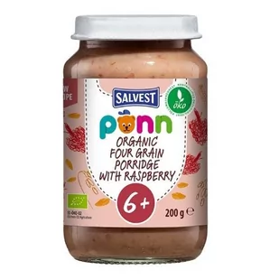 Salvest Põnn - Maliny z BIO płatkami zbożowymi, 200 g - Desery dla dzieci - miniaturka - grafika 1