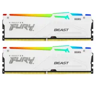 Pamięci RAM - Kingston FURY Beast RGB DDR5 32GB 2 x 16GB 5200 CL36 Biały - miniaturka - grafika 1