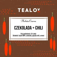Herbata - Herbata TEALOV czarna CZEKOLADA Z CHILI 50g - miniaturka - grafika 1