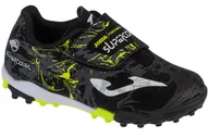 Piłka nożna - Joma Super Copa Jr 2401 TF SCJW2401TFV, dla chłopca, buty piłkarskie - turfy, Czarne - miniaturka - grafika 1