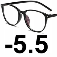 Okulary korekcyjne, oprawki, szkła - Okulary minusy do komputera korekcyjne -5.5 - miniaturka - grafika 1