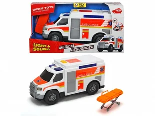 Simba Toys Auto Ambulans biały 30cm - Samochody i pojazdy dla dzieci - miniaturka - grafika 5