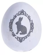 Figurki dekoracyjne - Jajko z kamienia białe maxi - miniaturka - grafika 1