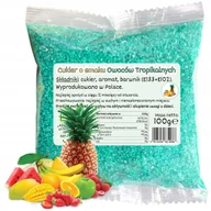 Cukier i słodziki - Cukier Kolorowy Do Waty Cukrowej Tropikalny Turkusowy 100g Saszetka Tropik - miniaturka - grafika 1
