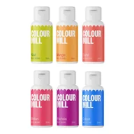 Dodatki do ciast w proszku - Barwnik Color Mill Tropical Set, 6x20 ml Happy Sprinkles - miniaturka - grafika 1