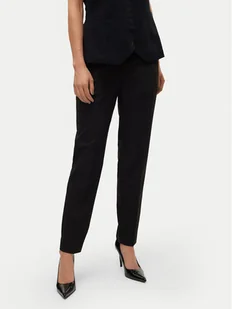 Vero Moda Chinosy Nila 10320940 Czarny Tapered Fit - Spodnie damskie - miniaturka - grafika 1