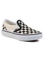 Trampki męskie - Vans Tenisówki Classic Slip-On VN000ZBUEO11 Biały - miniaturka - grafika 1