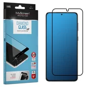 Szkła hartowane na telefon - MYSCREEN Szkło hartowane Diamond Glass Edge Full Glue do Motorola Moto G30 Czarny - miniaturka - grafika 1