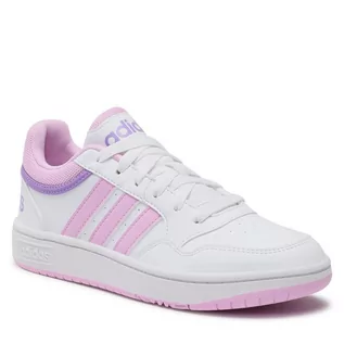 Buty dla dziewczynek - Buty adidas Hoops Shoes IF2724 Biały - grafika 1