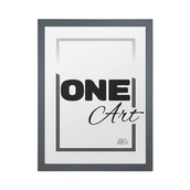 Ramki na zdjęcia - Ramka na zdjęcia Hekla 18x24 foto MDF nóżka srebrny 1szt. - miniaturka - grafika 1