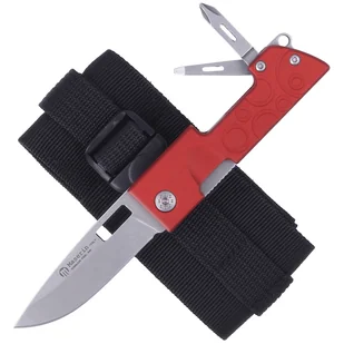 Nóż składany Maserin D-Dut with Multi-Tool Red Aluminium, Stonewash by Bonus (214/R) - Noże - miniaturka - grafika 4