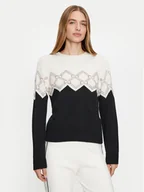 Swetry damskie - Liu Jo Sport Sweter TF4233 MS55L Czarny Regular Fit - miniaturka - grafika 1