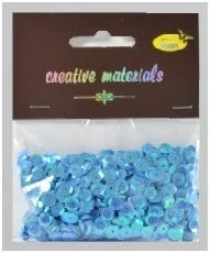 Cekiny 6Mm, 20G Niebieski Opalizujący, Galeria Hobby - Dekoratorstwo - miniaturka - grafika 1