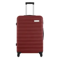 Walizki - Średnia walizka podróżna w poziome paski 26" - czerwony Semi Line - miniaturka - grafika 1
