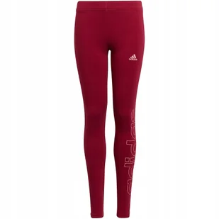 Legginsy dla dzieci adidas Essentials Tights czerwone HE1971 164cm - Legginsy - miniaturka - grafika 1