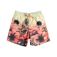 Spodenki damskie - Dziecięce Szorty QUIKSILVER PARADISE 14 B JAMV EQBJV03438-GCZ6 – Zielony - miniaturka - grafika 1