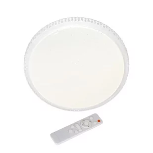Milagro Plafon LED z pilotem Cruz 40cm Biały ML4219 - ML4219 - Lampy sufitowe - miniaturka - grafika 1