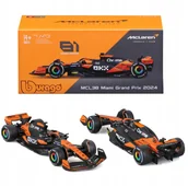 Samochody i pojazdy dla dzieci - BOLID F1 McLaren MCL38 2024 Oscar Piastri BOLID F1 1:43 BBURAGO 18-38215 - miniaturka - grafika 1
