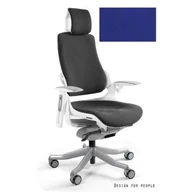 Fotele i krzesła biurowe - UNIQUE Fotel Wau tkanina Royalblue powystawowy - miniaturka - grafika 1