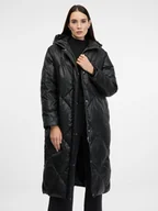 Kurtki damskie - orsay Płaszcz puchowy w kolorze czarnym - miniaturka - grafika 1