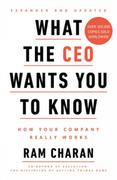 Książki obcojęzyczne o biznesie i marketingu - Ram Charan What the CEO Wants You to Know - miniaturka - grafika 1