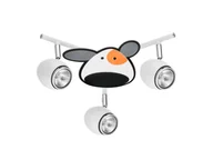 Lampy sufitowe - Britop Doggy Lampa sufitowa (spot) 3-punktowa 2104302 - miniaturka - grafika 1