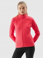 Bluzy damskie - Ciepła bluza damska polarowa 4F polar damski ze stójką rozpinany r XS - miniaturka - grafika 1