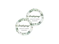 Wesele i ślub - Naklejki personalizowane dla gości weselnych - 50 szt. - miniaturka - grafika 1