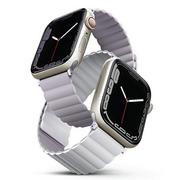 Akcesoria do zegarków - Uniq Pasek Revix do Apple Watch lilac white - darmowy odbiór w 22 miastach i bezpłatny zwrot Paczkomatem aż do 15 dni - miniaturka - grafika 1