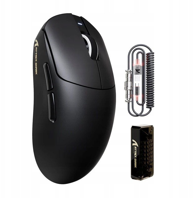 Attack Shark X8PRO - ultralekka 8000 Hz PAW3395PRO B bezprzewodowa