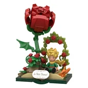 Klocki - The Little Prince Starry Ride Construction Set Rose 15 cm - miniaturka - grafika 1
