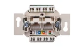 Wyłączniki światła i elektryczne - Berker Mechanizm gniazda RJ45 podwójnego 534576 - miniaturka - grafika 1