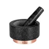 Inne naczynia kuchenne - MOŹDZIERZ GRANITOWY BERLINGER HAUS BH-8608 Ø14cm BLACK ROSE - miniaturka - grafika 1