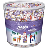 Bombonierki i czekoladki - MILKA Mini czekoladowe Mikołaje 1,54 kg - miniaturka - grafika 1