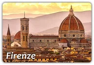 Magnesy - FLORENCJA - Katedra Santa Maria del Fiore - Włochy - Magnes na lodówkę - miniaturka - grafika 1