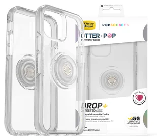 Otterbox EMEA Symmetry Clear POP obudowa ochronna z PopSockets do iPhone 12/12 Pro clear IEOOTSCP61CL - Etui i futerały do telefonów - miniaturka - grafika 3