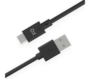 Xqisit USB C - USB A 2.0 1,5m (czarny) - Kable USB - miniaturka - grafika 1