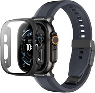 Akcesoria do smartwatchy - Amazingthing Szkło ochronne Radix z etui na Apple Watch Ultra 3 49 mm - czarne - miniaturka - grafika 1